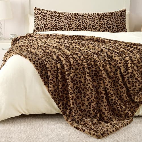 GALMAXS7 Body Pillow Covers - Body Pillow Case Cover with Zipper Brown Cheetah 20x54 thumbnail 7