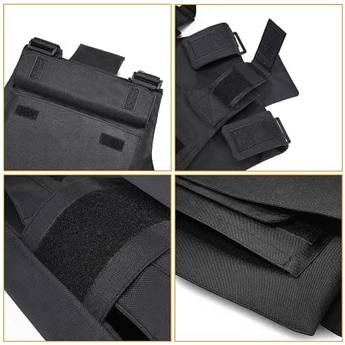 KUIEDIS Tactical Vest for Men,Adjustable Training Vest,Suitable for Light Outdoor Movement Vest thumbnail 4