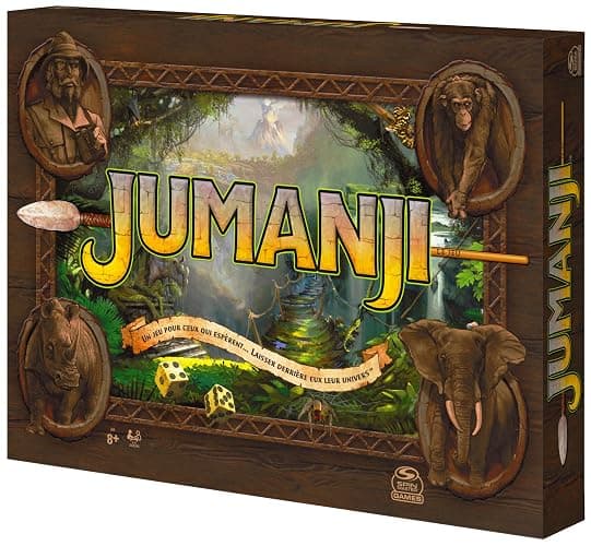 Jumanji - Jumanji Retro - Jeu de Société Famille - Jeu De Plateau avec Nombreux Défis - Ambiance du Film - Version Française - Jouet Enfant 8 Ans et + thumbnail 8