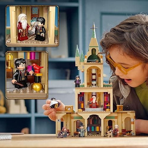 LEGO Harry Potter Hogwarts: Dumbledore’s Office 76402 Castle Toy, Set with Sorting Hat, Sword of Gryffindor and 6 Minifigures, for Kids Aged 8 Plus thumbnail 3