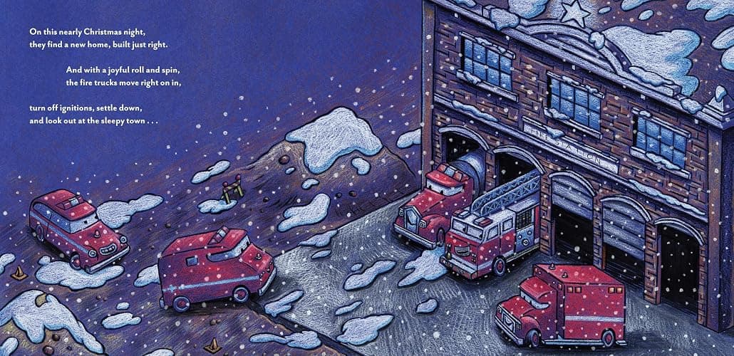 Construction Site on Christmas Night: (Christmas Book for Kids, Children's Book, Holiday Picture Book) thumbnail 8