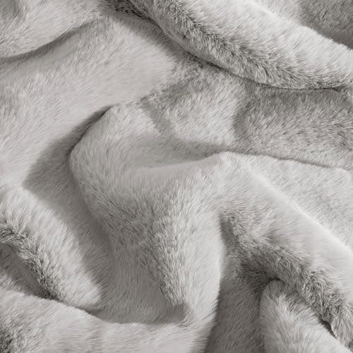 UGG Euphoria Plush Fur - Reversible Throw Blanket, Seal thumbnail 8