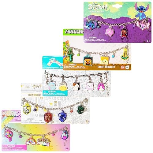 LUV HER Lilo and Stitch 7" Bracelet with Metal Charms - Disney Stitch - Ages 3+ thumbnail 6