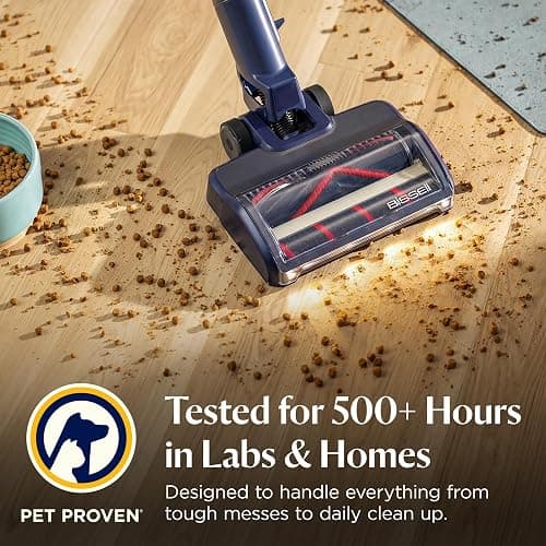 Bissell PowerClean DualBrush 280W Self-Standing Vacuum, 4196K | DualBrush & AutoAdapt technology; self-cleaning brush roll; removable battery; bright headlights thumbnail 10