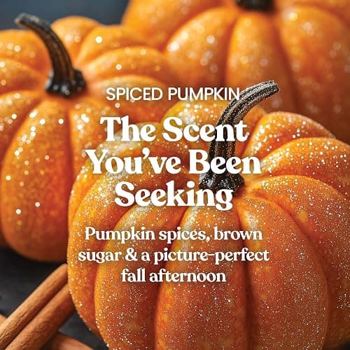 Yankee Candle Scented Candle, Spiced Pumpkin, Original Large Jar Candle, 110-150 Hours of Burn Time, 22 oz. thumbnail 2
