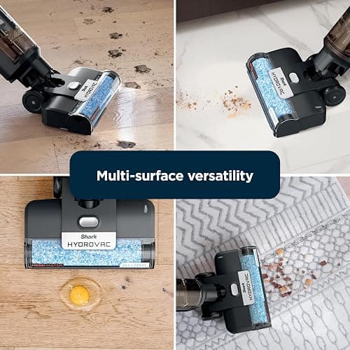 Shark | Wet Dry Vacuum Cleaner | Vacuum and Mop Combo | HydroVac MessMaster | 3-in-1 Self-Cleaning + Powerful Suction | 2 Brushrolls & 2 Solutions Included | Hardwood Floor & Area Rug Cleaner | AW261 thumbnail 8