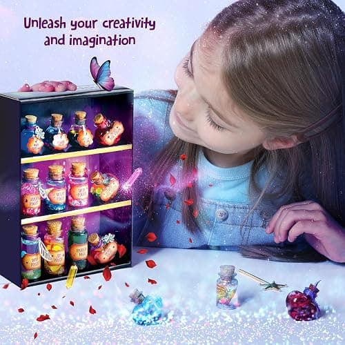 Dan&Darci Fairy Magic Potion Kit for Kids - Christmas Gifts for Girls - 6 7 8 9 10 Year Old Girl Gift Ideas - Toys 8-10 7-8 - Arts and Crafts for Kid Ages 6-8 Years - Magical Workshop Craft Kits thumbnail 9