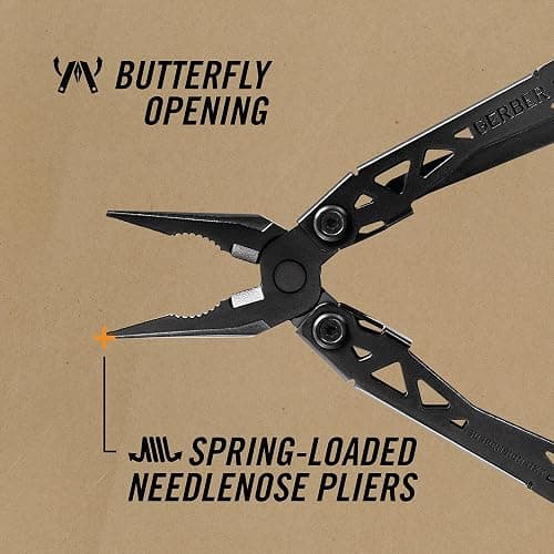 Gerber Gear Suspension-NXT EDC Multitool 15-in-1 Pocket Knife, Needle Nose Pliers and Wire Stripper for Camping and Survival, Black thumbnail 4