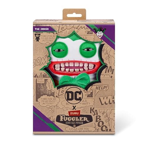 Fuggler x DC by ZURU Funny Ugly Monster, Plush, Collectible, Toy (Joker) thumbnail 3
