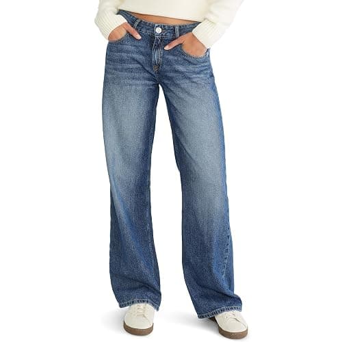 AEROPOSTALE Women's Low Rise Baggy Wide Leg Jean - Image 1