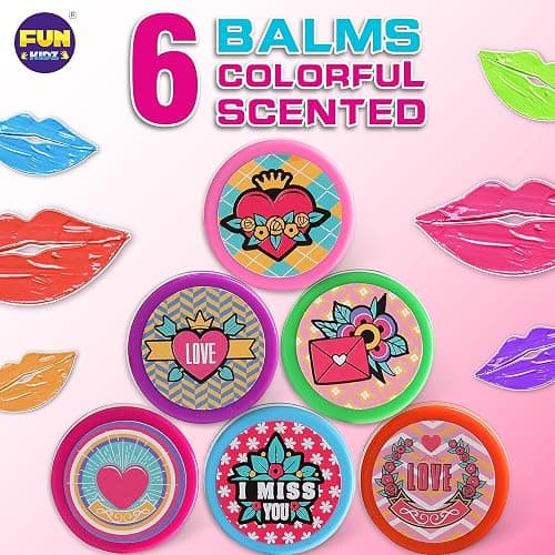 All Natural Lip Balm Kit For Girls, FunKidz Lip Gloss Making Kit For Kids Ages 8-10, 10-12 Girls Gift Makeup Science Lab thumbnail 6