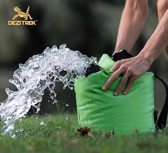 Dezitrek One Hand Wash Bag and Plunger Set - Off Grid Washing Machine Non Electric for Camping Travel | Eco Friendly Portable Manual Clothes thumbnail 7