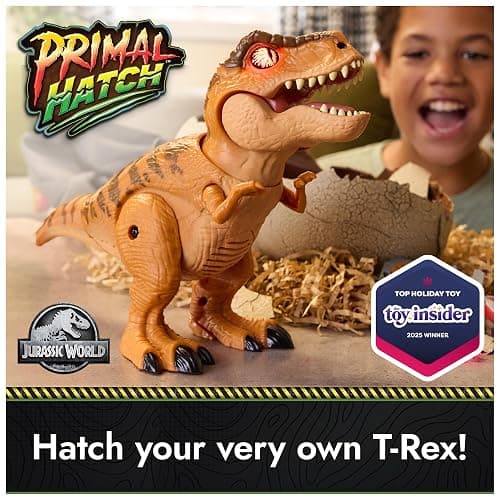 Primal Hatch Jurassic World Interactive Toy Dinosaur & Egg, Hatch & Train Your own Baby Dino with 100+ Sounds & Reactions, Kids Toys for Boys & Girls Aged 5 & Up thumbnail 2