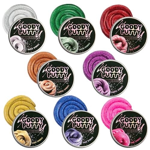 Dazzle Putty Toy Goody Putty Mini Tins 8 Pack - Image 1
