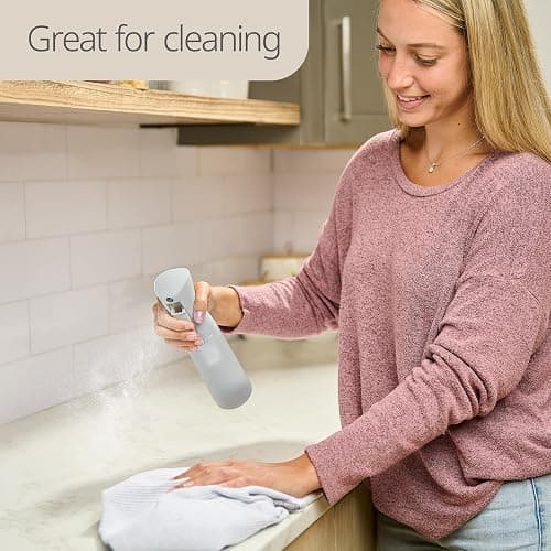 10 OZ Continuous Spray Bottles - Ultra Fine Mist Sprayer | Water Spray Bottle For Hair Stuff, Mister Spray Bottle For Plants Mister | Hair Spray Bottles For Hairstyling, Cleaning, Salons thumbnail 5