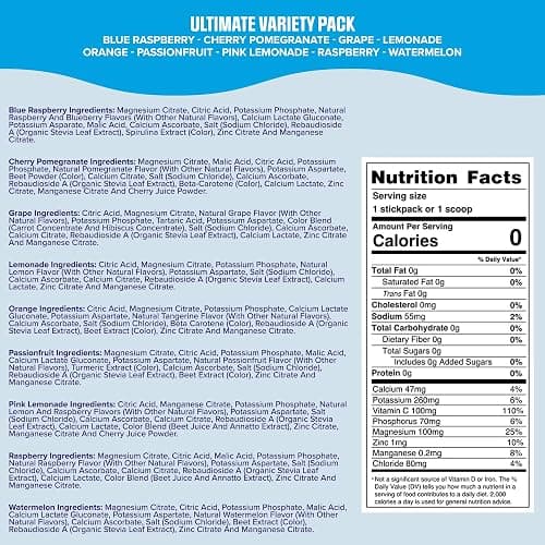 Ultima Replenisher Daily Electrolyte Powder – Ultimate Variety Pack, 36 Stickpacks – Zero Sugar Hydration Packets with 6 Electrolytes and Minerals – Sugar Free, Plant Based & Keto Friendly​ Drink Mix thumbnail 3