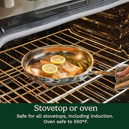 Cuisinart Chef’s Classic 11-Piece Stainless Steel Pots and Pans Set, Cookware Set Compatible with Induction, Electric, Gas Cooktops, Aluminum Core for Even Heat, Cool Grip Handles, Dishwasher Safe thumbnail 4