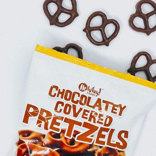 Vegan, Gluten Free Chocolatey Covered Pretzels (2 Pack) | Dairy Free, Peanut Free, Nut Free, Soy Free, All Natural, Sesame Free | Allergy Friendly | No Whey Foods thumbnail 7