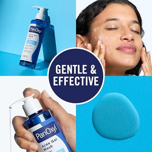 PanOxyl Acne Gel Wash, 2% Salicylic Acid, For Face, 6.5 fl oz | Gel-to-Foam Cleanser, Clears & Helps Prevent Acne, Mattifies with Zinc PCA, Reduces Redness, Nourishes Skin, All Skin Types thumbnail 4