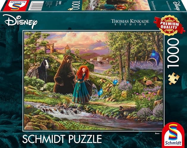 Schmidt 58039 Thoams Kinkade Disney, Merida, Puzzle da 1000 Pezzi - Image 1
