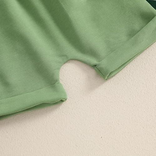 LIOMENGZI Toddler Baby Boy Hooded Dinosaur Summer Outfit Funny T-Shirt Shorts Set Infant Dinosaur Clothes 6 12 18 Months 2T thumbnail 8