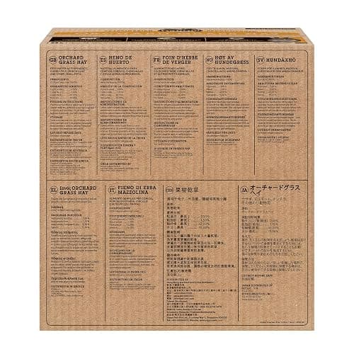 Oxbow Animal Health Orchard Grass, Guinea Pig Hay, Rabbit Hay, Small Pet Bunny Supplies, All Natural Grass for Guinea Pig, Bunny, Chinchilla & Hamster, Oxbow Rabbit Supplies for Bunnies, 9 lb. box thumbnail 2