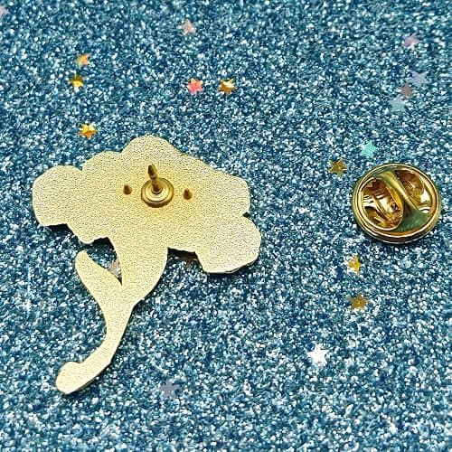 Skull Bouquet Badge Pin - Gothic Series - Enamel Lapel Pin - Plated Badge for Clothing, Bags, and Lanyards thumbnail 5