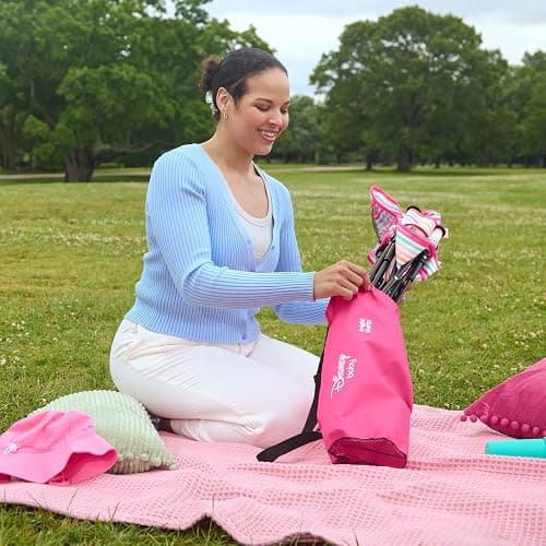 Bright Starts Disney Minnie Mouse Pop 'N Sit Portable Booster, Indoor/Outdoor Use, Floor Seat with Feeding Tray, 6 Mos - 3 Yrs thumbnail 14