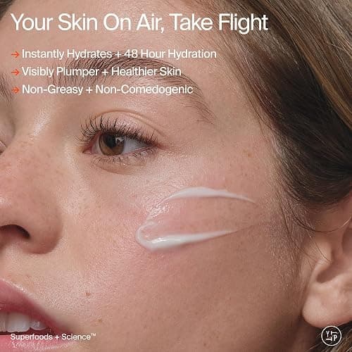 Youth To The People Superfood Air-Whip Moisture Cream - Kale + Green Tea Hyaluronic Acid Face Moisturizer, 48-HR Hydration with Dewy Glow, Non-Greasy Lightweight Gel, Makeup Primer, Non-comedogenic thumbnail 3