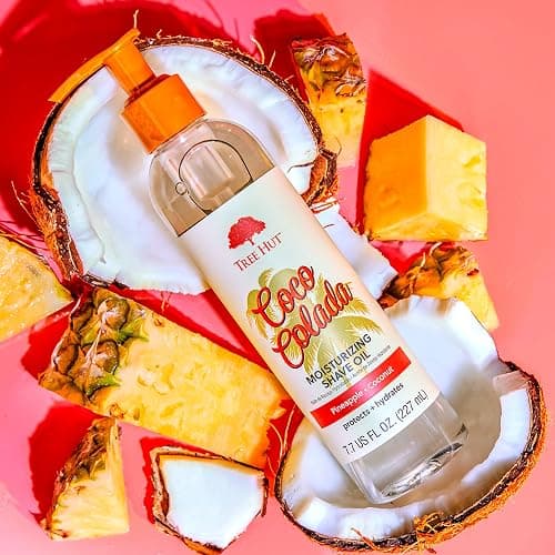 Tree Hut Coco Colada Moisturizing Shave Oil, Gel-to-Oil Formula, Ultra Hydrating Barrier for a Close, Smooth Shave, For All Skin Types, 7.7 fl oz thumbnail 4
