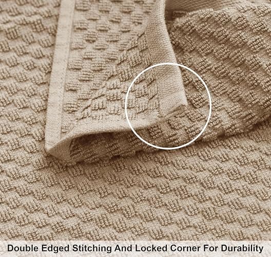 COTTON CRAFT Waffle Bath Sheets - Set of 2 Luxury Euro Spa Waffle Weave Bath Sheet Towels - 100% Ringspun Cotton Bath Sheet - Absorbent Quick Dry Bath Towel Sheet - Oversized 35 inch x 70 inch - Linen thumbnail 5