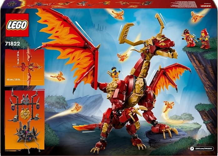 LEGO Ninjago Le Dragon Source du Mouvement - Jouet de Construction Ninja avec Figurines de Créatures Mythiques - Cadeau d’Anniversaire pour Enfants Garçons et Filles dès 12 Ans 71822 thumbnail 10