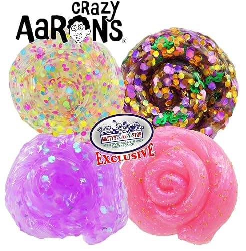 Matty's Toy Stop Crazy Aaron's Putty Mini Tins Funky Fidget, Daydream, Cryptocurrency & Fairy Sprinkles Gift Set Bundle - 4 Pack (13.3g Each) thumbnail 2