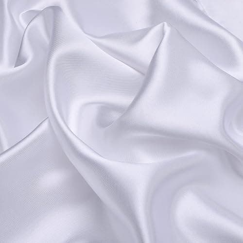 Hugs Living Silky Satin Pillowcase, Cooling and Gentle on Hair and Skin, 2 Pack (White, Queen: 20" x 30") thumbnail 5