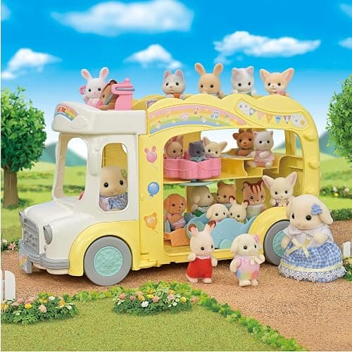 Calico Critters Rainbow Fun Nursery Bus thumbnail 5