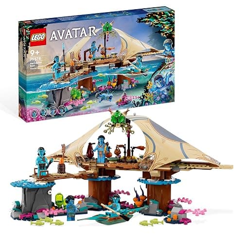 LEGO Avatar La Casa Corallina di Metkayina, Scene di Pandora con Villaggio, Canoa e Minifigure di Neytiri e Tonowari dal Film La Via dell'Acqua 75578 - Image 1