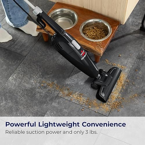 Bissell Featherweight Stick Lightweight Bagless Vacuum with Crevice Tool, 2033M, Black thumbnail 2