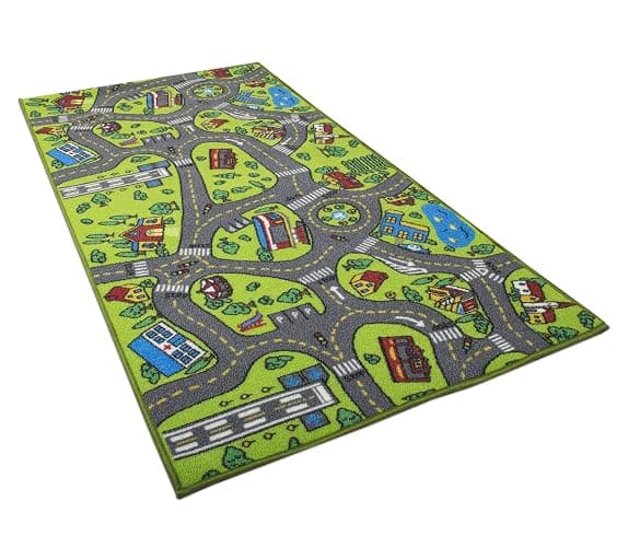 Kids Carpet Playmat Rug City Life Great for Playing with Cars and Toys - Play Learn and Have Fun Safely - Kids Baby Children Educational Road Traffic Play Mat for Bedroom Play Room Game Safe Area thumbnail 3