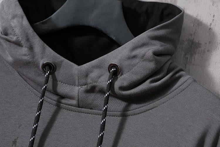 GURUNVANI Contrast Color Pullover Hoodie Mens Patchwork Hoodies Men thumbnail 6