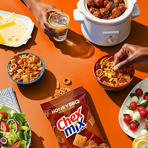 Chex Mix Snack Mix, Honey BBQ, Snack Bag, Snacks, 8 oz thumbnail 5