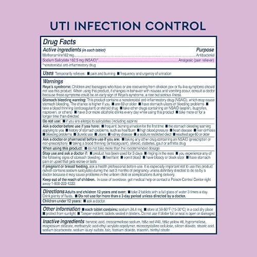 Uqora UTI Emergency Kit - Comes with 2 Urinary Tract Infection Test Strips, 12 UTI Pain Relief Tablets & 12 Infection Control Tablets - Urinary Tract Support - Maximum Strength thumbnail 2