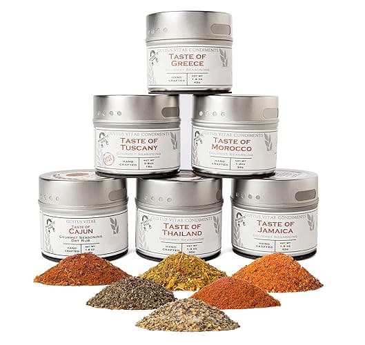 Gourmet World Flavors Seasoning Collection by Gustus Vitae