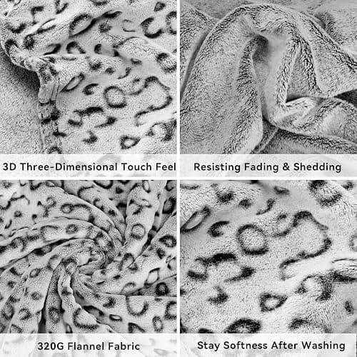 ZHIKU Warm Blanket Throw Soft Fleece Blankets Throw Blanket Lightweight 50"x60" thumbnail 7