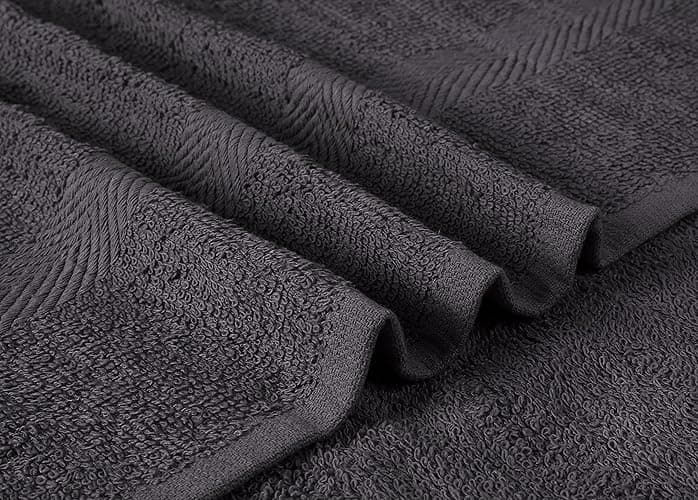 Towel and Linen Mart 100% Cotton 6 Pack Bath Towel Set, Quick Dry, Super Absorbent, Light Weight, Soft, (27 x 54 Pack of 6) Beige, White, Grey, Sky Blue, SAGE Green, Navy thumbnail 7