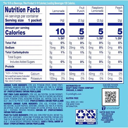Crystal Light Refreshing Variety Pack, 44 ct. On-the-Go Packets thumbnail 4