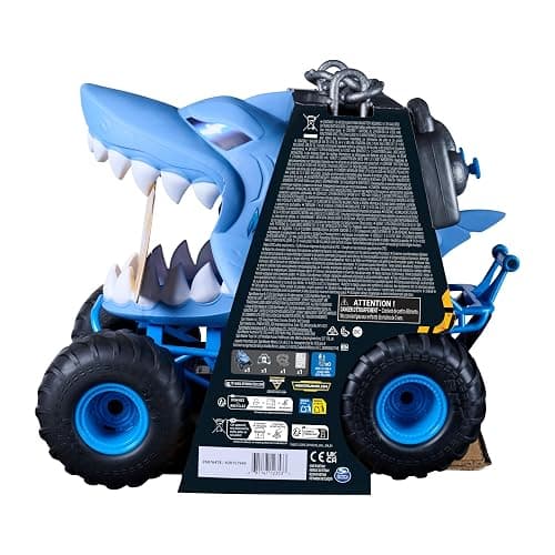 Monster Jam Chomping Megalodon RC Toy Monster Truck, 1:15 Scale | Remote Control Truck Toy, Chomping Action with Wheelies & Spins, Easy to Use Remote, Pretend Play Gifts for Kids Ages 4+ thumbnail 8