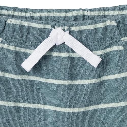 Modern Moments by Gerber Baby Boys' 2-piece Short-sleeve Henley Shirt and Short Set thumbnail 5