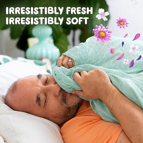 Gain Dryer Sheets Fabric Softener | Moonlight Breeze | Anti-Static | 240 Sheets, Pack of 4 thumbnail 6