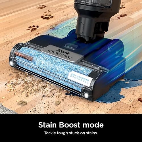 Shark HydroVac MessMaster Wet Dry Vacuum Cleaner, Cordless, 3-in-1 Vacuum Mop All in One & Self-Cleaning System, Lightweight, Powerful Suction, for Hard Floors & Area Rugs, Stone, WD261,Rose Gold thumbnail 7