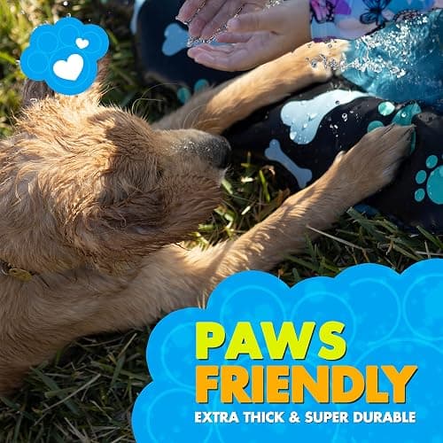 SplashEZ Non Slip Splash Pad for Kids & Dogs, 69’’ Extra Large Splash Pad Sprinkler for Kids, Dog Water Summer Toys - Great Outdoor Toys for Toddlers 1-3 & Children Ages 4-8, Baby Pool for Backyard thumbnail 4